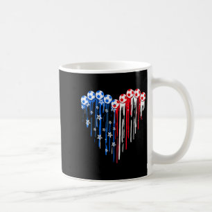 Caneca De Café Camisa Vintage Futebol 4 De Julho Homens Bandeira