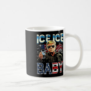 Caneca De Café Camisa Vintage Ice By Funny Trump, Camisa Funny Ic