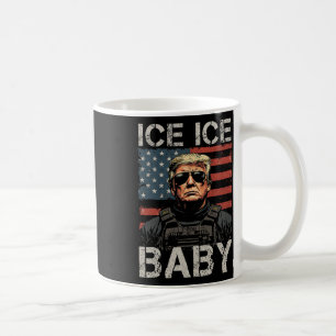 Caneca De Café Camisa Vintage Ice Ice By Funny Trump Homens Mulhe