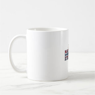 Caneca De Café Camisa Vintage Patriótica Enfermeira Laço Design_1