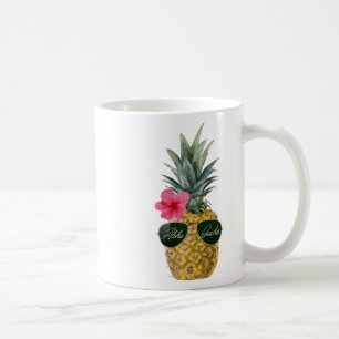 Caneca De Café Camisas de abacaxi incríveis - Aloha Beaches Tropi