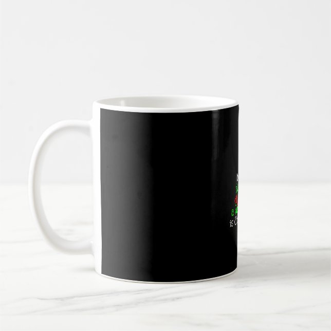 Caneca De Café Camisas de Árvore de Natal Cristão (Esquerda)