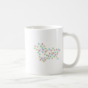 Caneca De Café Camisas de Natal de árvore de cães Dachshund Prese