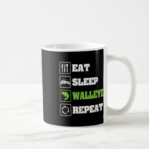 Caneca De Café Camisas de pesca de Walleye para homens divertidos