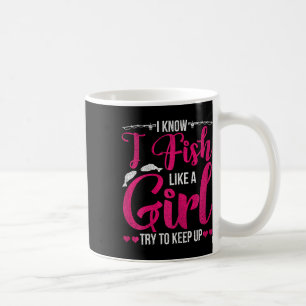 Caneca De Café Camisas De Pesca Para Raparigas Peixes B