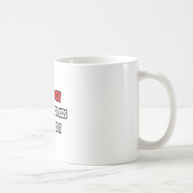 Caneca De Café Camisas e presentes biólogos engraçados (Direita)