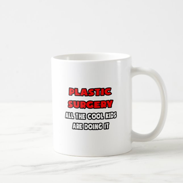 Caneca De Café Camisas e presentes de cirurgiões plásticos (Direita)