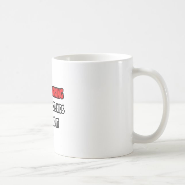Caneca De Café Camisas e presentes de máquinas engraçadas (Direita)