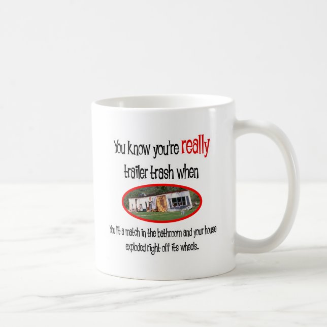 Caneca De Café Camisas e presentes no Parque Trailer Funny (Direita)