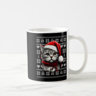 Caneca De Café Camisas engraçadas de Natal de gato para homens e 