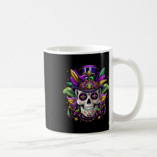 Caneca De Café Camisas Mardi Gras 2025 Homens Mulheres Crânio de