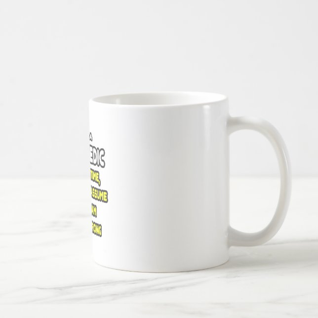 Caneca De Café Camisas paramédicas engraçadas e presentes (Direita)