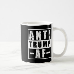 Caneca De Café Camiseta anti trump af humor político liberal ousa