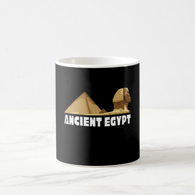 Caneca De Café Camiseta Antiguamente Egípcia, Teto Esfinge (Centro)