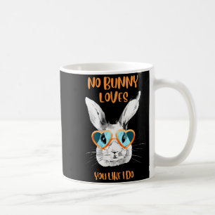 Caneca De Café Camiseta Bunny de Páscoa Engraçado Fofo Estiloso