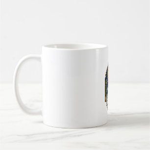 Caneca De Café Camiseta com Gravura de Cemitério de Fantasmas do