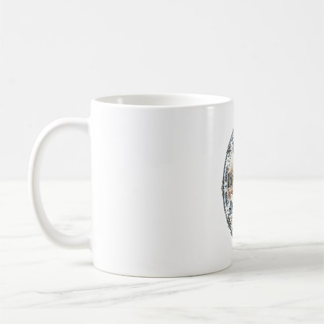 Caneca De Café Camiseta Comunitária Jesus Sourdough Bread Baseada (Esquerda)