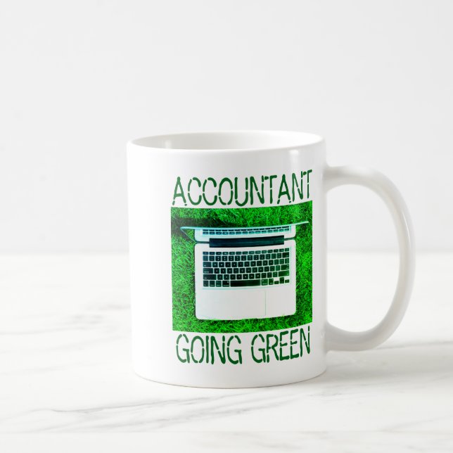 Caneca De Café Camiseta Contador Indo Verde  (Direita)