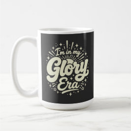 Caneca De Café Camiseta Cristã Era de Glória Afirmação de Fé Mode