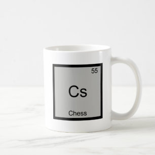Caneca De Café Camiseta Cs - Símbolo de Elemento Químico de Xadre
