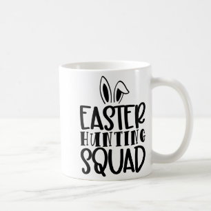 Caneca De Café Camiseta da Equipe de Caça de Páscoa