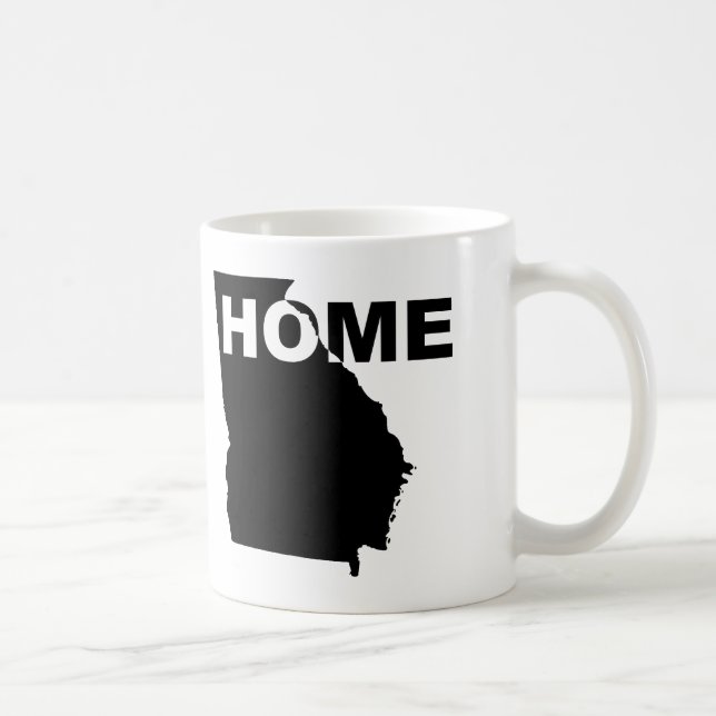 Caneca De Café Camiseta da Geórgia Longe do Estado (Direita)