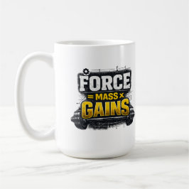 Caneca De Café Camiseta de Academia de Engenheiro Engraçado Força