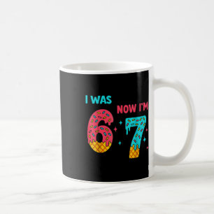 Caneca De Café Camiseta de Aniversário de 7 Anos Era 6 Agora Eu T