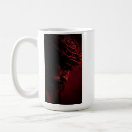 Caneca De Café Camiseta de Arte de Jesus Cristo | Cristão Inspira