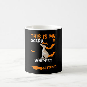 Caneca De Café Camiseta De Cachorro Assustador No Halloween