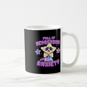 Caneca De Café Camiseta de Conscientização da Saúde Mental Cheia