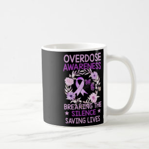 Caneca De Café Camiseta de Conscientização sobre Overdose Mulhere