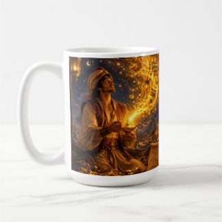 Caneca De Café Camiseta de Fantasia da Lâmpada Mágica – Noites Ár