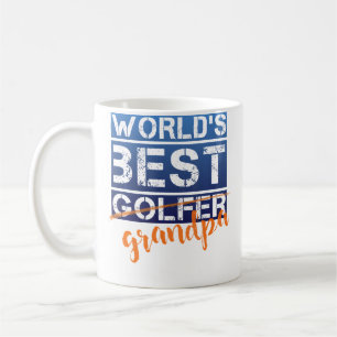 Caneca De Café Camiseta de golfe presente para avô melhor golfist