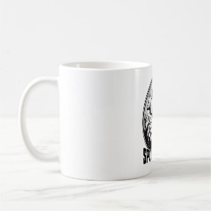 Caneca De Café Camiseta de gravura vintage de Halloween de fantas