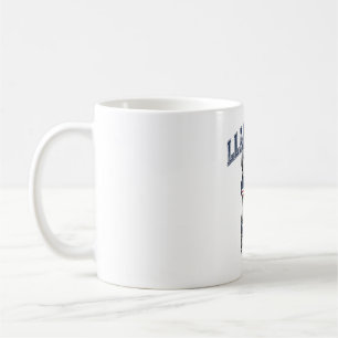 Caneca De Café Camiseta de Gravura Vintage Llama Patriótica Llame