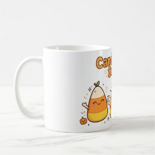 Caneca De Café Camiseta de Halloween Fofa Kawaii Candy Corn Squad
