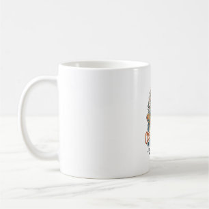 Caneca De Café Camiseta de Hobby de Aquarela de Jesus Fé Inspirad