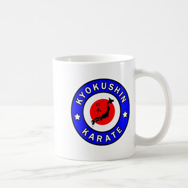 Caneca De Café Camiseta de Karate Kyokushin_2  (Direita)