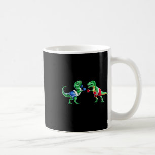 Caneca De Café Camiseta de luta livre de dinossauro para crianças