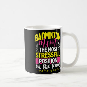 Caneca De Café Camiseta de Mãe de Badminton para Mulheres Esposa