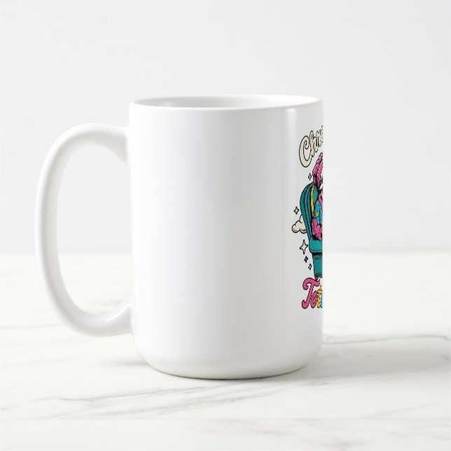 Caneca De Café Camiseta de manga longa feminina ADOM "Totally Chi (Esquerda)