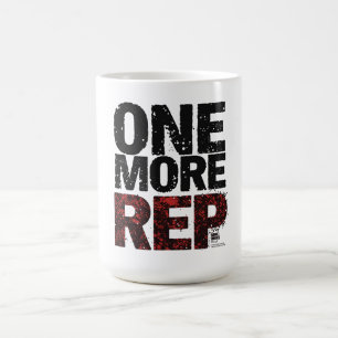 Caneca De Café Camiseta de Motivação para Academia Uma Repetição