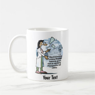 Caneca De Café Camiseta de Multitarefa na Vida de Laboratório
