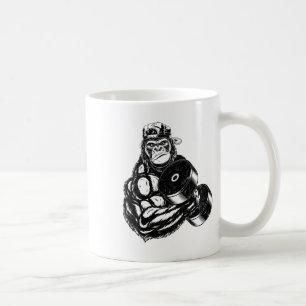Caneca De Café Camiseta de musculação para gorila academia levant