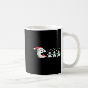 Caneca De Café Camiseta de Natal Homem de Neve Gamer 