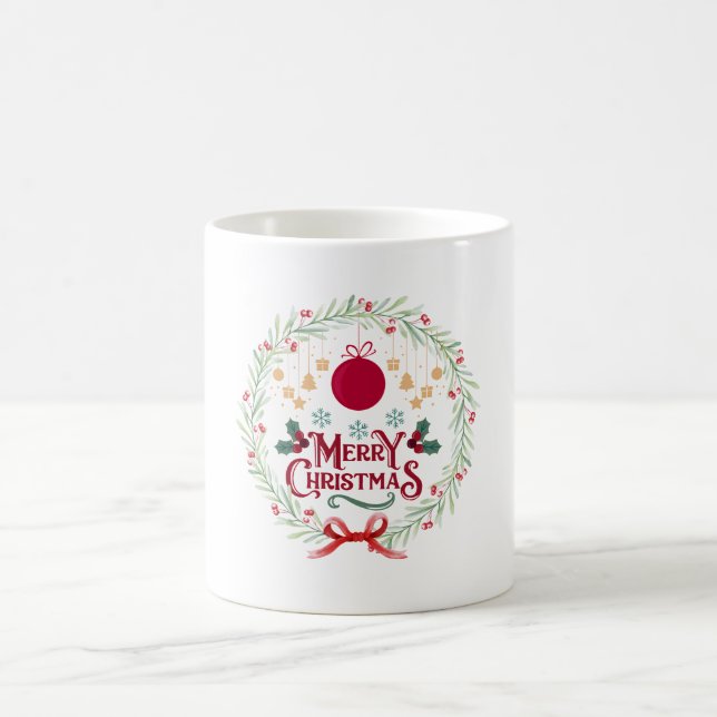 Caneca De Café Camiseta de presente de Natal (Centro)