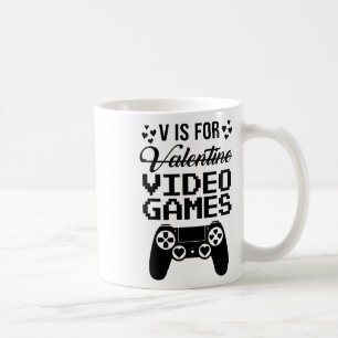 Caneca De Café Camiseta de Presente para Amante de Jogos de Vídeo