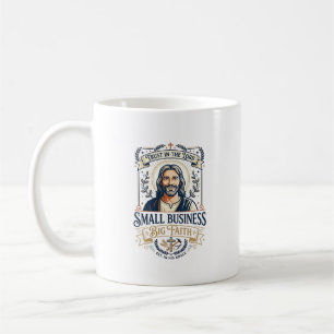 Caneca De Café Camiseta de Proprietário de Pequeno Negócio Jesus 