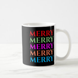 Caneca De Café Camiseta de Roupas de Natal Alegre Combinando para
